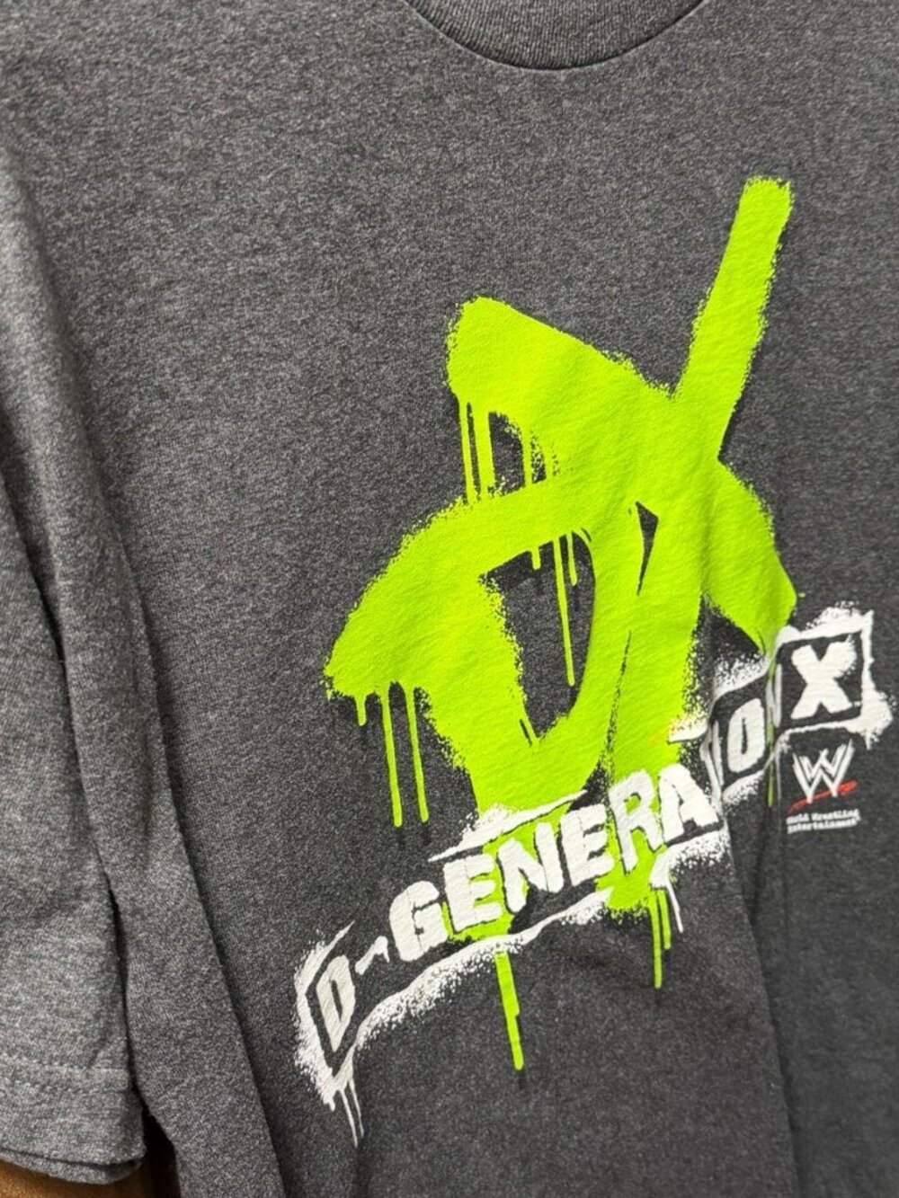 WWE D-Generation X DX tee - heather gray, L